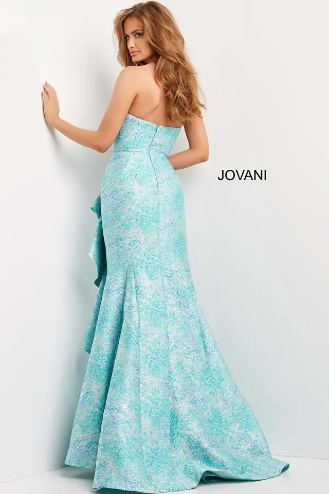 Blue Mint Mother Of The Bride Dress - Jovani 08093