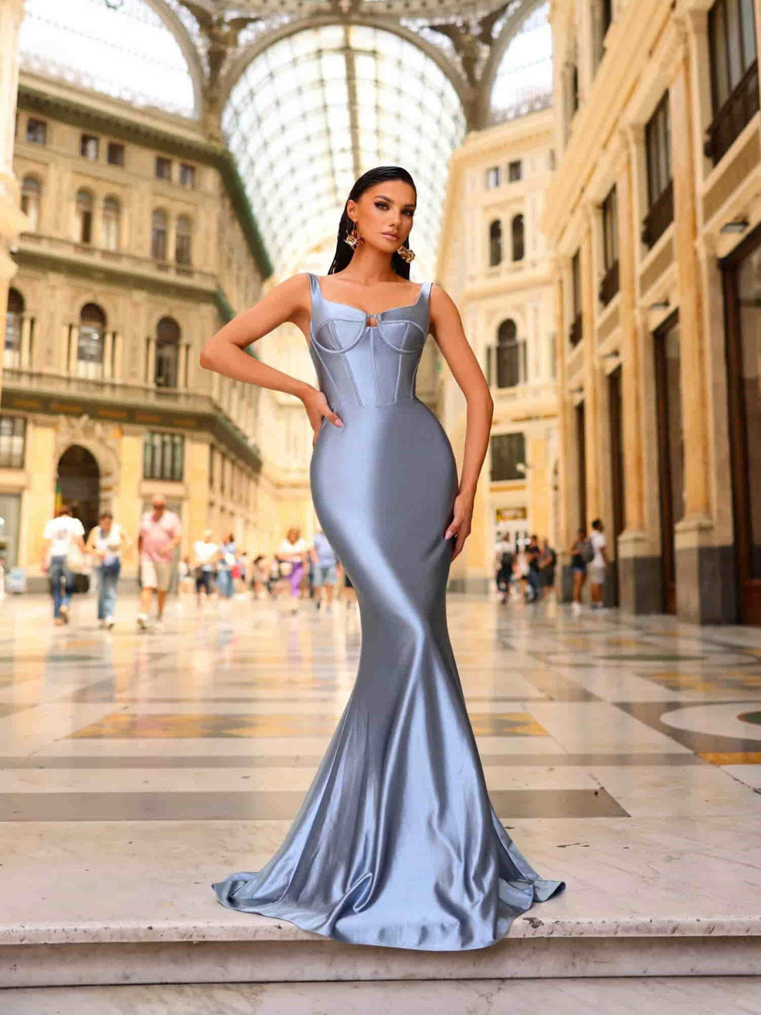 Corset Bodice Prom Dress Nicoletta Dress NC1081  - Morvarids