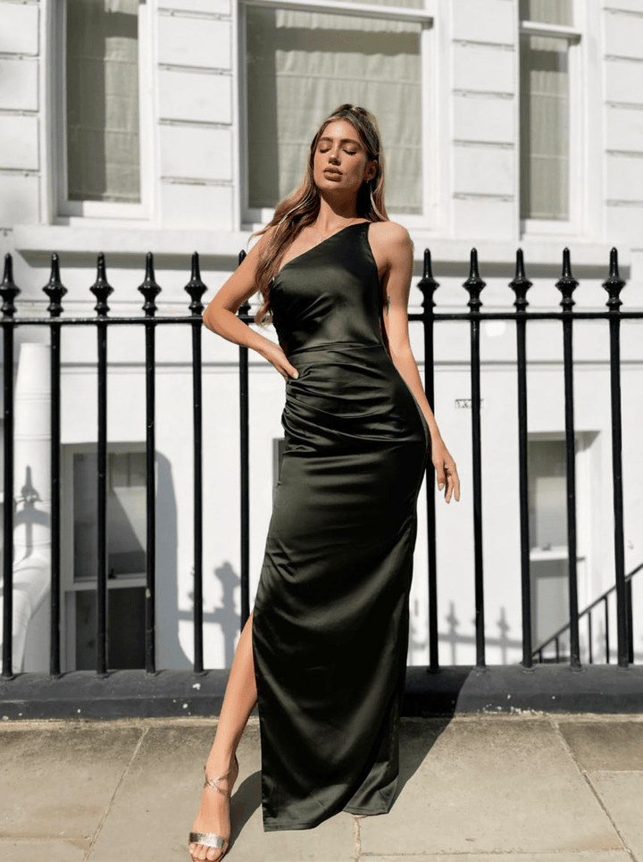 Fitted Dress with Slit | Jadore Dress JP141 - Morvarieds
