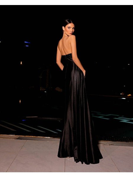 Ruched Formal Dress | Nicoletta - Jadore NC2009 - Morvarieds Fashion