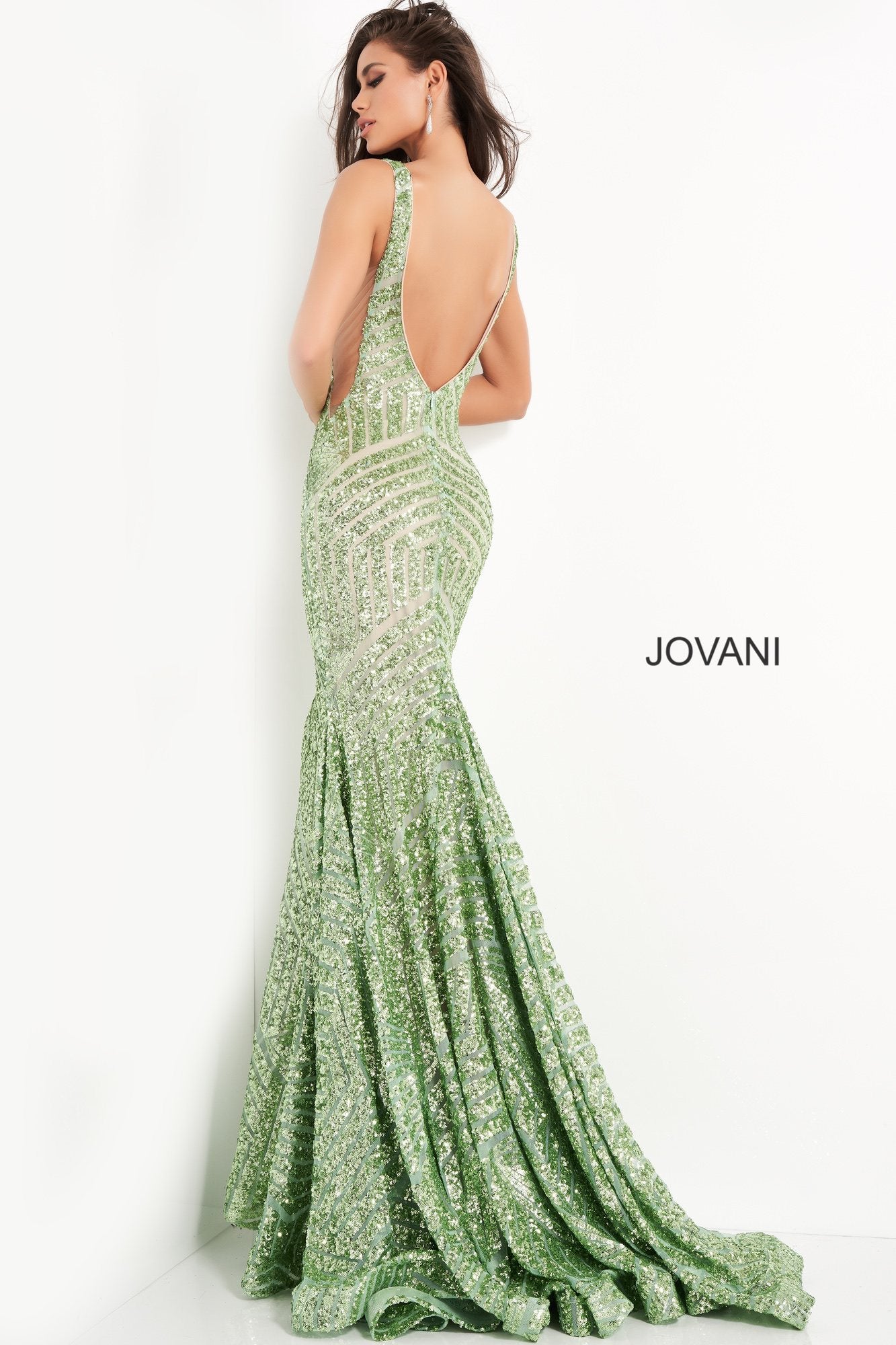 Jovani hunter green dress best sale