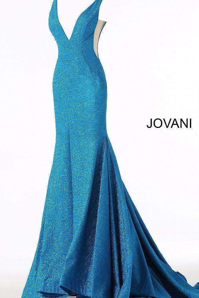 Fitted Plunging Neckline Formal Dress Jovani 47075 - Morvarieds Boutique
