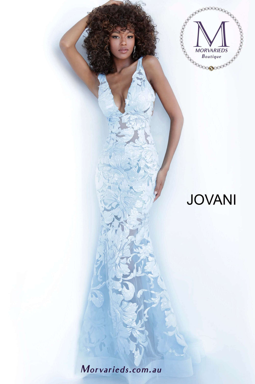 Embellished Sequin Formal Prom Dress Jovani 60283 - Morvarieds Boutique