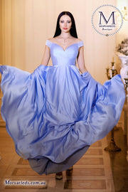 Off the Shoulder Evening Dress | Jadore Dress JP106 | Colour Variants - Morvarieds Fashion