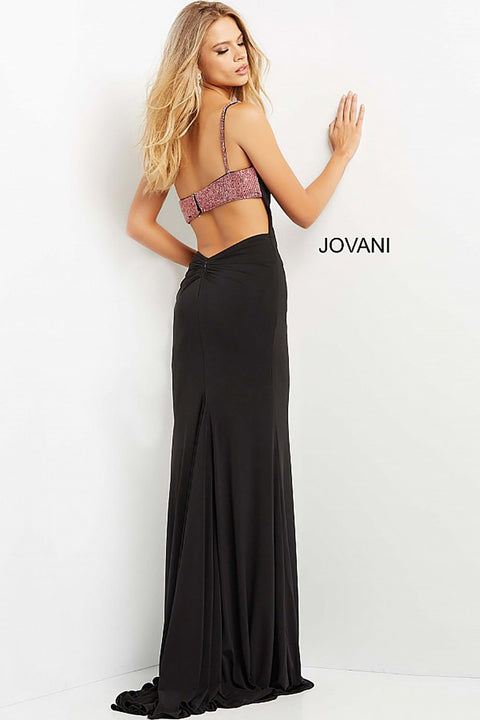 Embellished Bust Fitted Evening Dress Jovani 09021 - Morvarieds Fashion