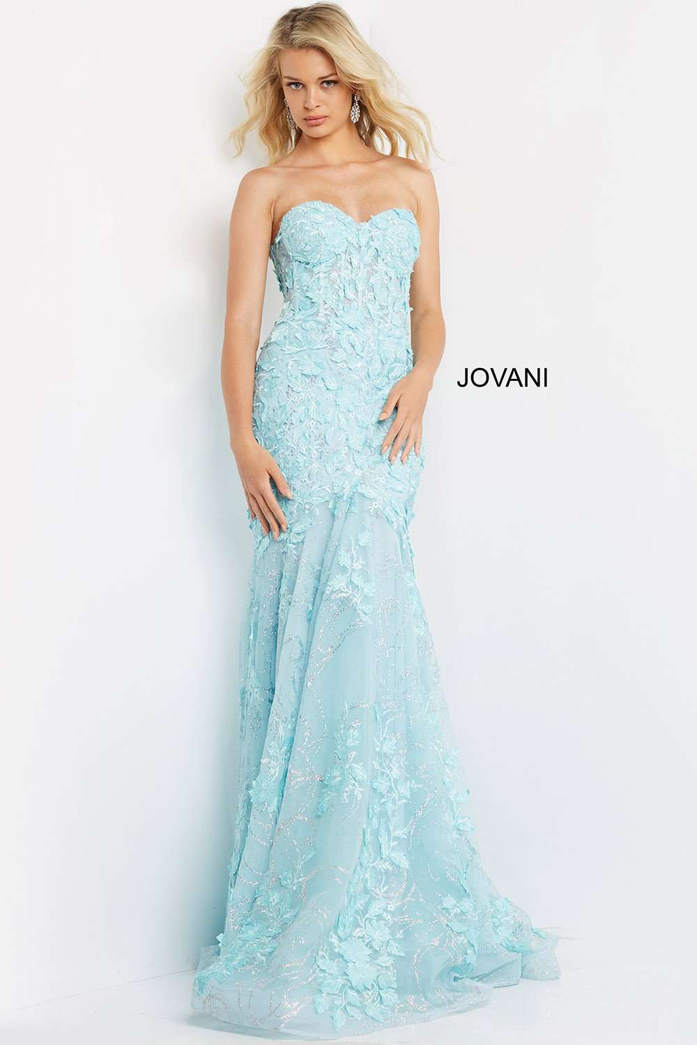 Strapless Mermaid Prom Dress Jovani 07935 - Morvarieds Fashion