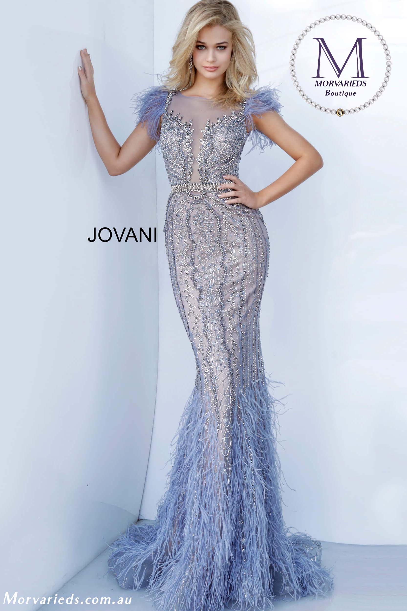 Jovani blue dress hotsell