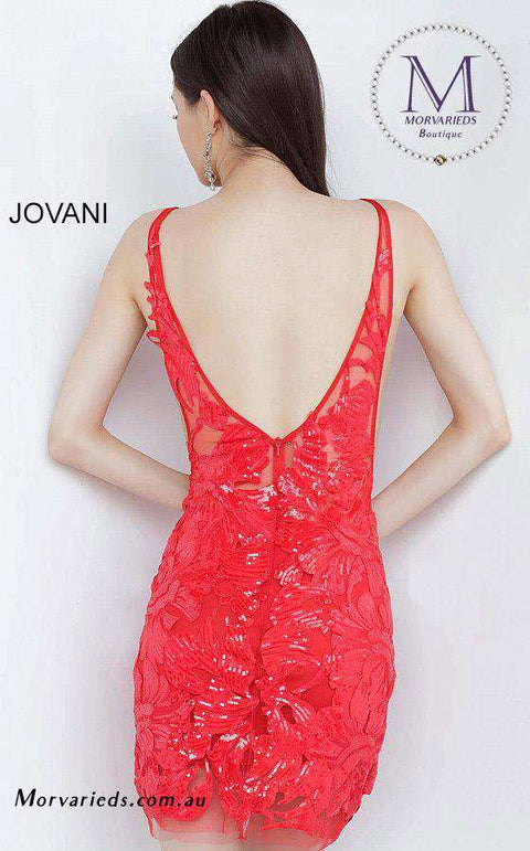 Embellished Fitted Cocktail Dress Jovani 4552 - Morvarieds Fashion