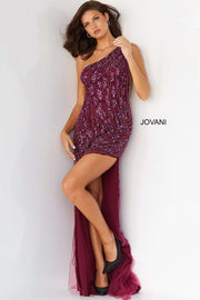 High Slit Embellished Prom Dress Jovani 06346 - Morvarieds Fashion