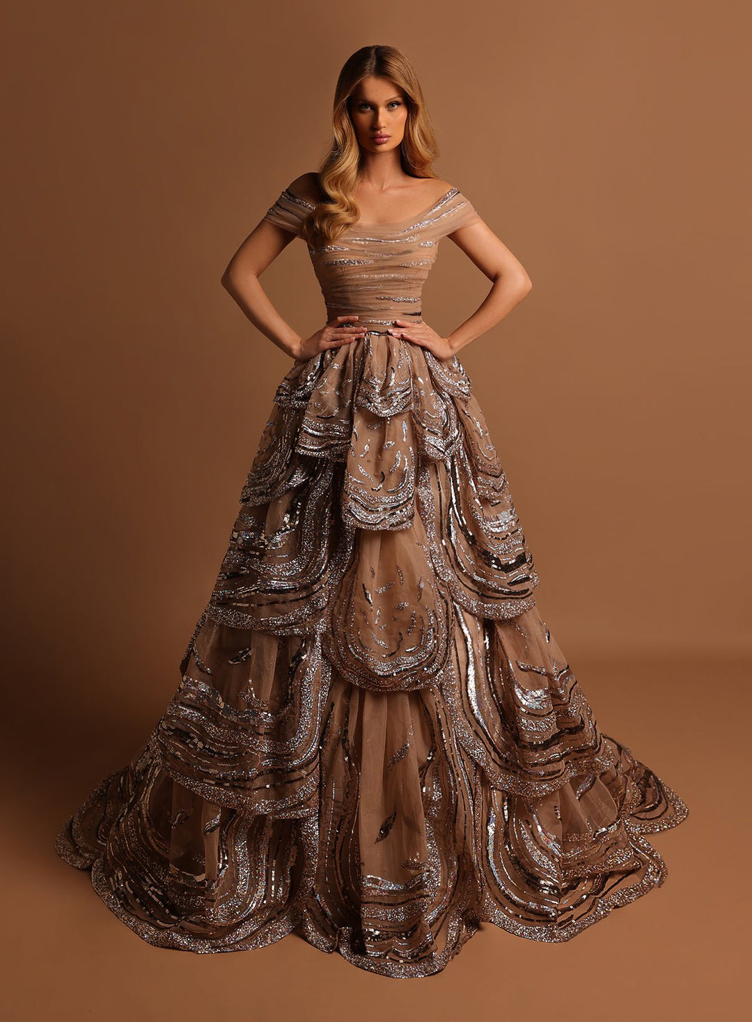 Formal Dress | AMORE - Tarik Ediz Evening Dress 98548 - Morvarieds Fashion