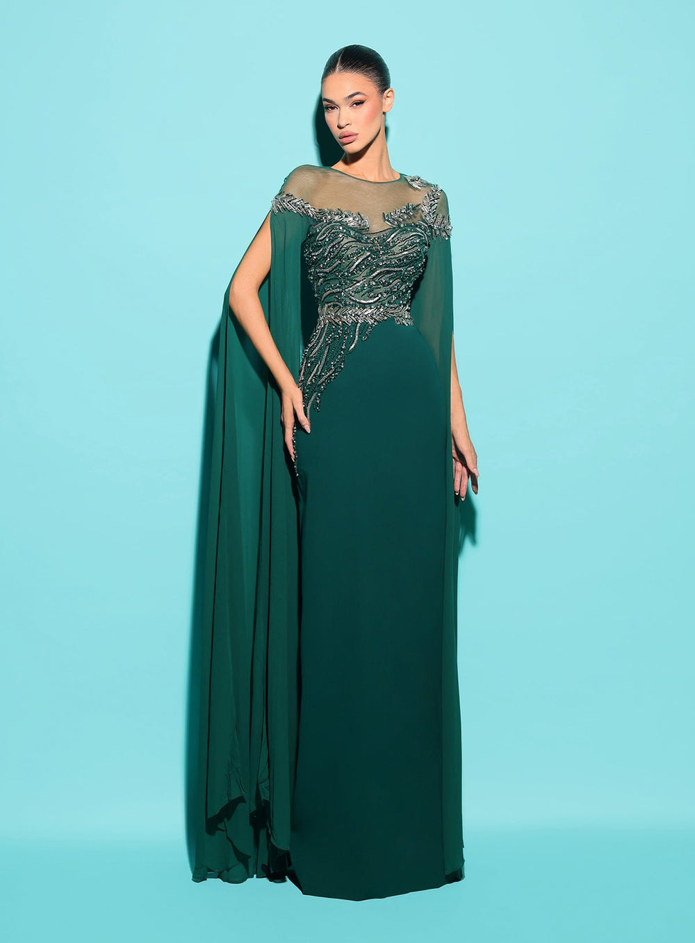 Formal Dress | MEGHAN - Tarik Ediz Evening Dress 98494 - Morvarieds Fashion