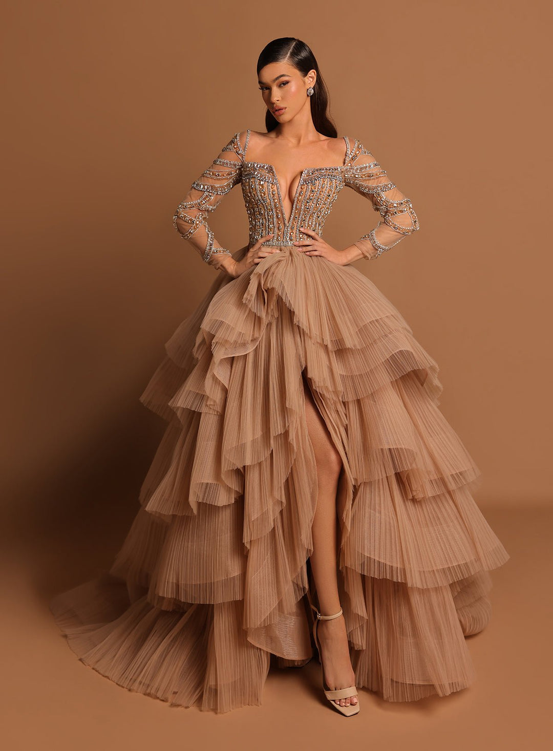 Formal Dress | GRACE - Tarik Ediz Evening Dress 98541 - Morvarieds Fashion