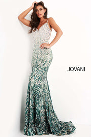 Backless Sequin Prom Dress Jovani 06450 - Morvarieds Fashion