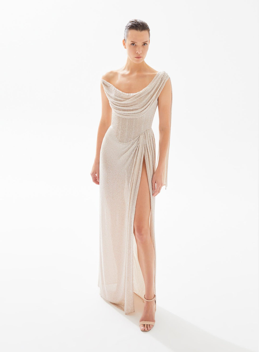 Evening Dress | UNDOMIEL - Tarik Ediz Evening Dress 98330 - Morvarieds Fashion