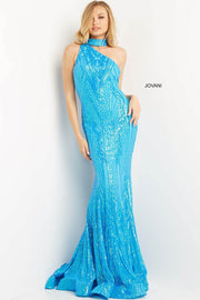 Choker Neck Embellished Prom Dress Jovani 08338 - Morvarieds Fashion