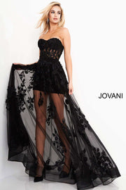 Strapless Corset Bodice Prom Dress Jovani 02845 - Morvarieds Fashion