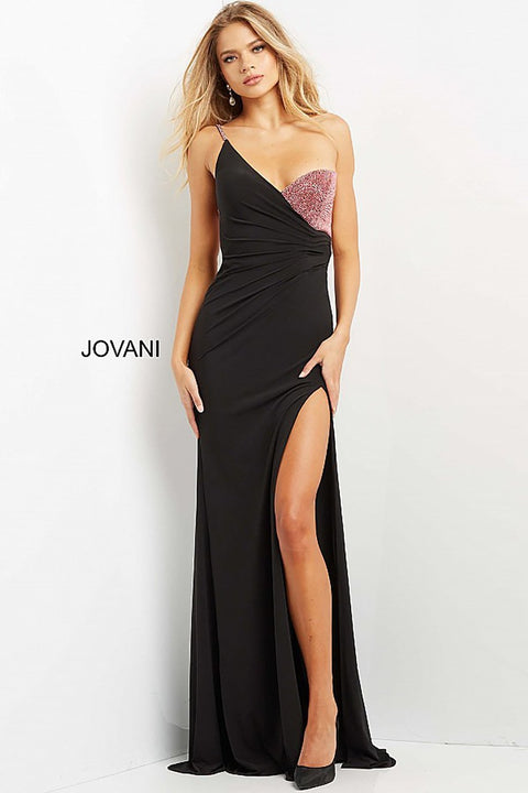 Embellished Bust Fitted Evening Dress Jovani 09021 - Morvarieds Fashion