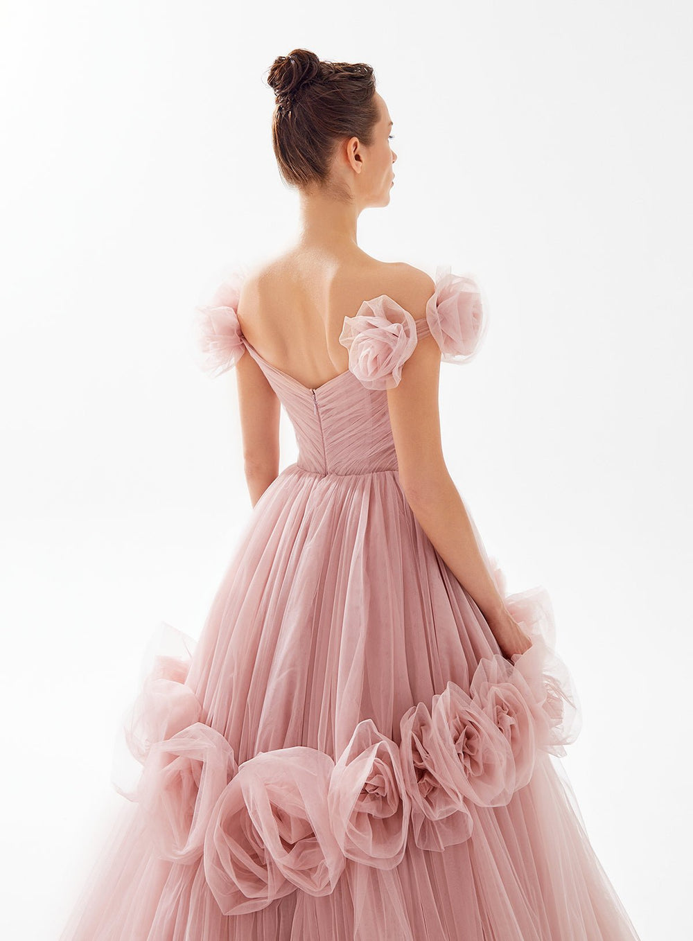 Evening Dress | KATRINE - Tarik Ediz Evening Dress 98245 - Morvarieds Fashion