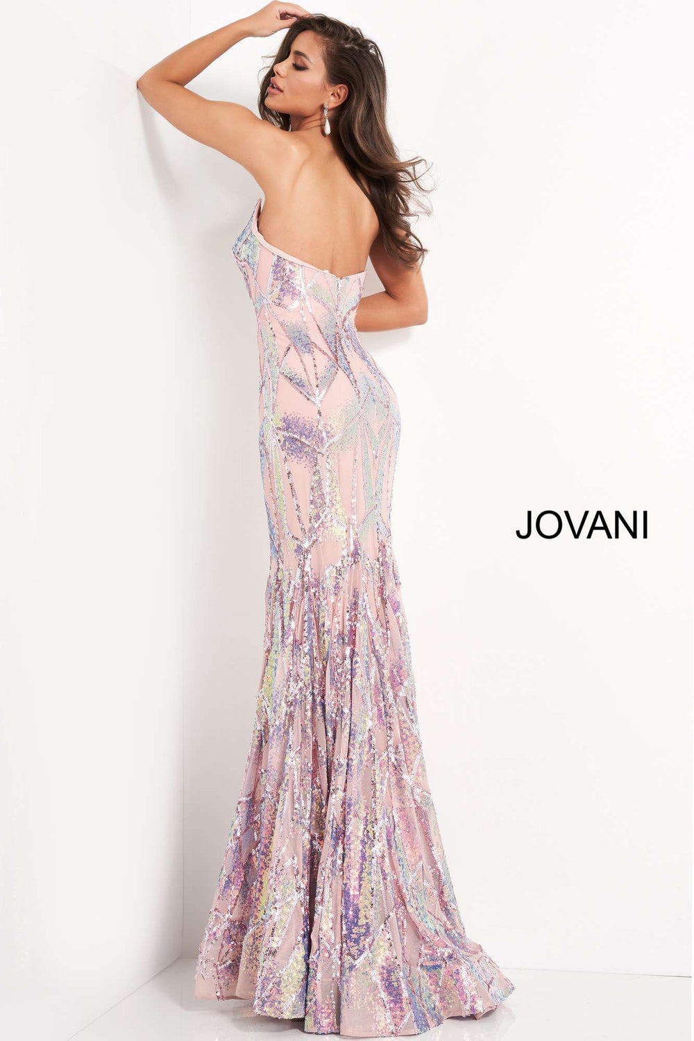 Embellished Strapless Prom Dress Jovani 05100 - Morvarieds Fashion