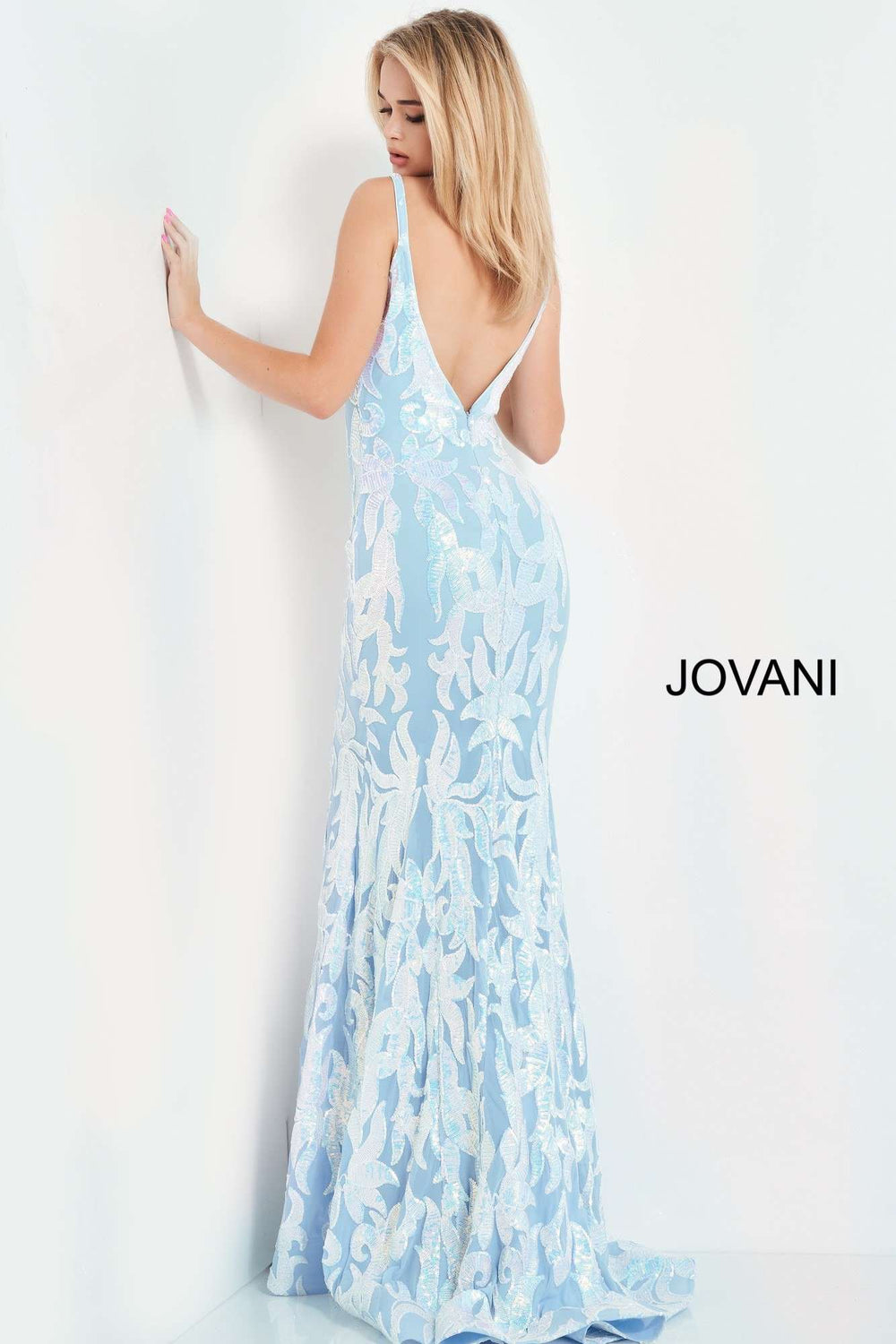 Plunging Neckline Fitted Prom Dress Jovani 3263 - Morvarieds Fashion