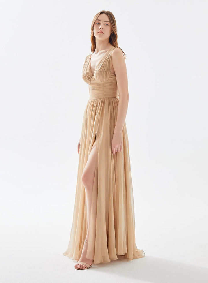 Evening Dress | FAE - Tarik Ediz Evening Dress 52040 - Morvarieds Fashion