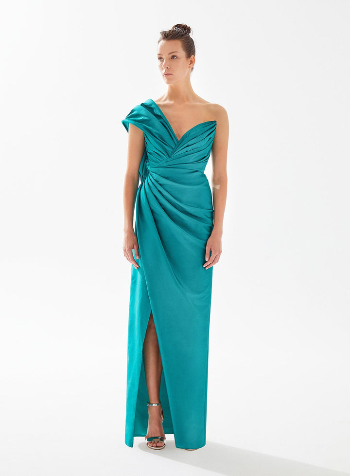 Evening Dress | NICOLA - Tarik Ediz Evening Dress 98277 - Morvarieds Fashion
