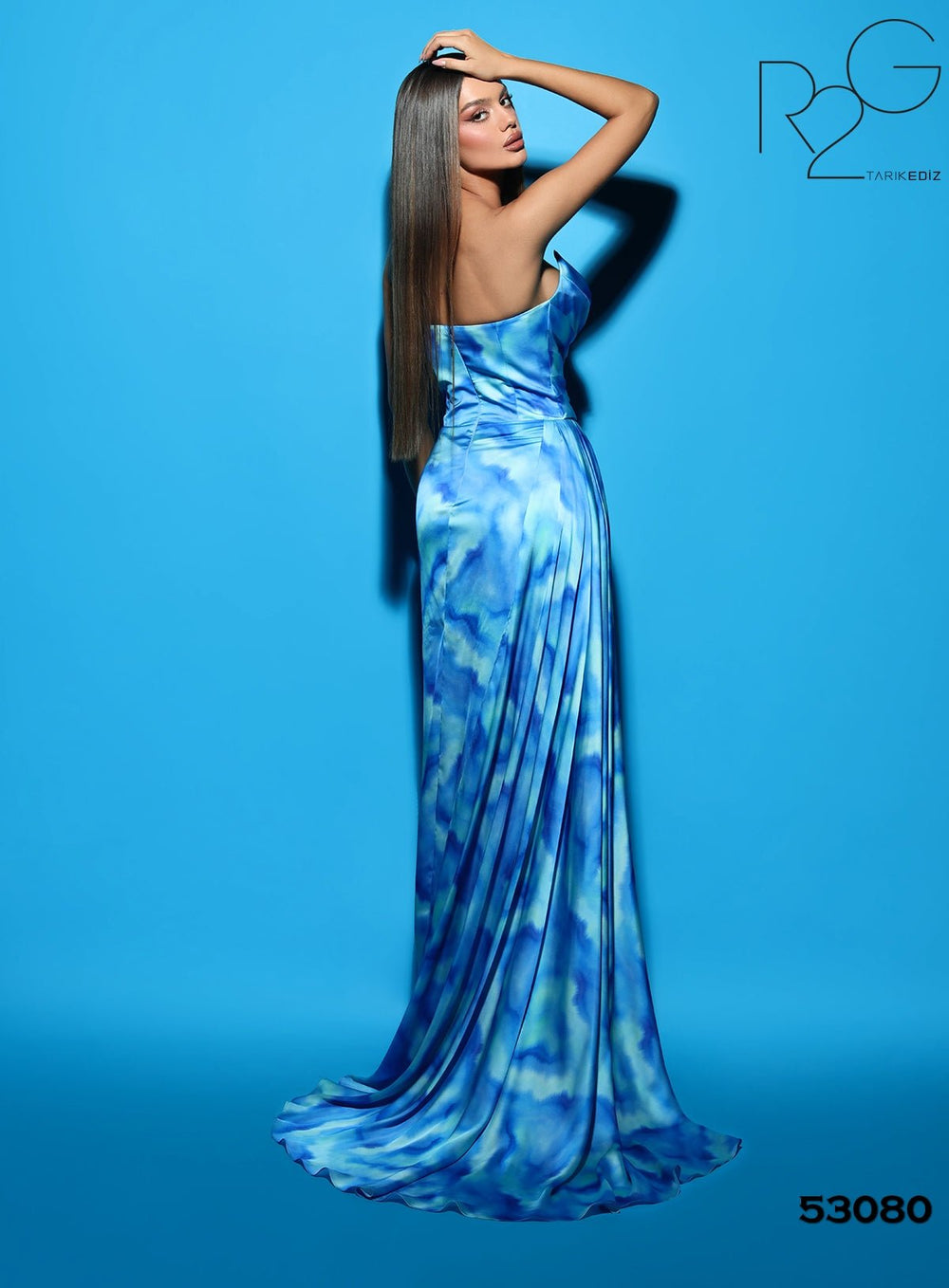 Ruched Formal Dress | MADDY - Tarik Ediz Prom Dress 53080 - Morvarieds Fashion