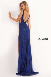 Plunging V Neckline Fitted Prom Dress Jovani 02472 - Morvarieds Fashion