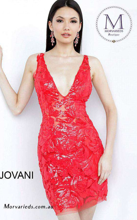 Embellished Fitted Cocktail Dress Jovani 4552 - Morvarieds Fashion