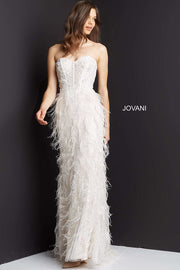 Corset Embellished Strapless Prom Dress Jovani 07914 - Morvarieds Fashion
