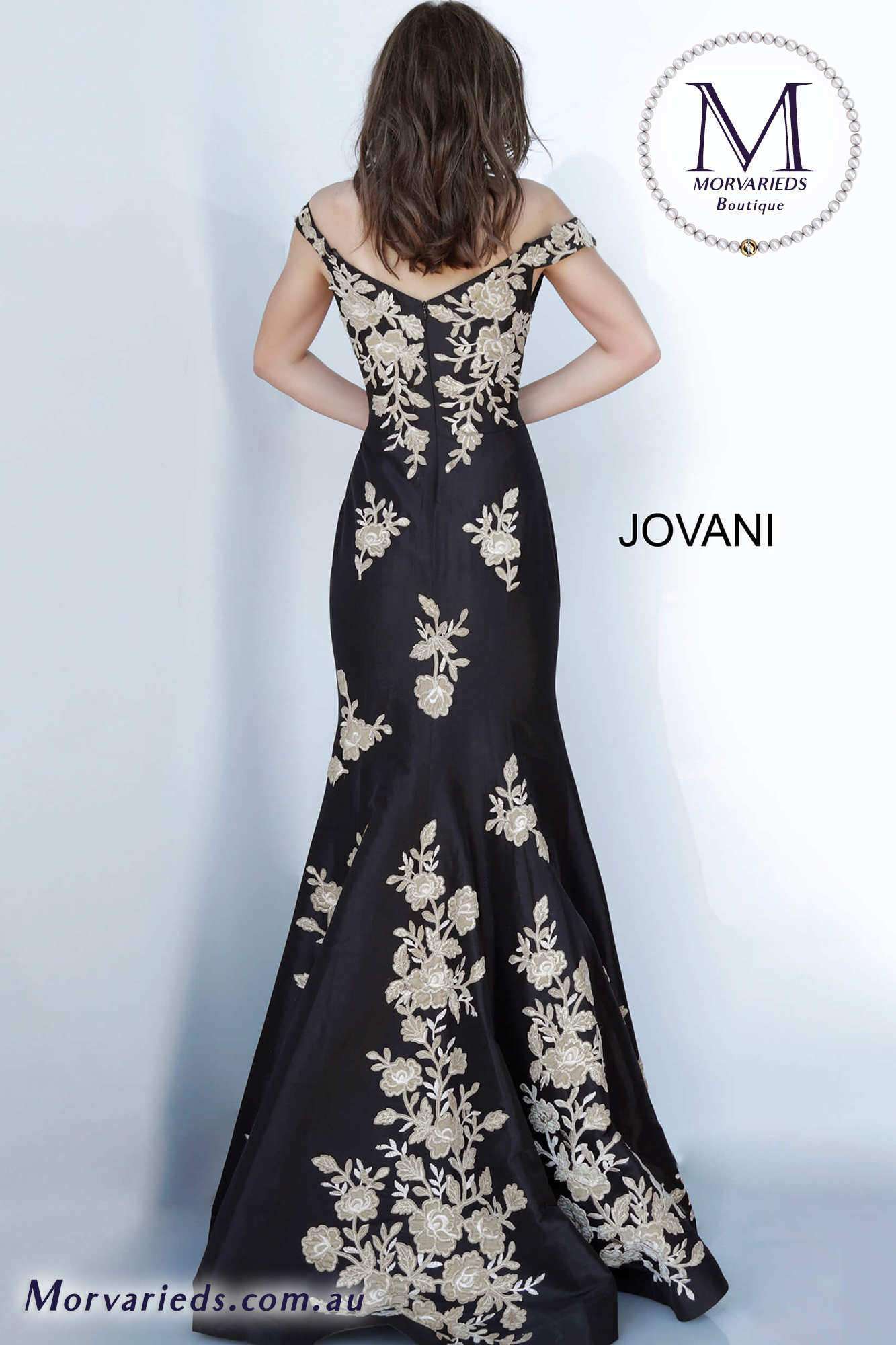 Black and gold mother of the bride dress online