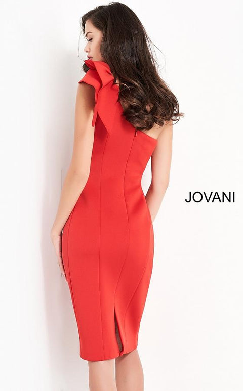One Shoulder Cocktail Dress Jovani 23886 - Morvarieds Fashion
