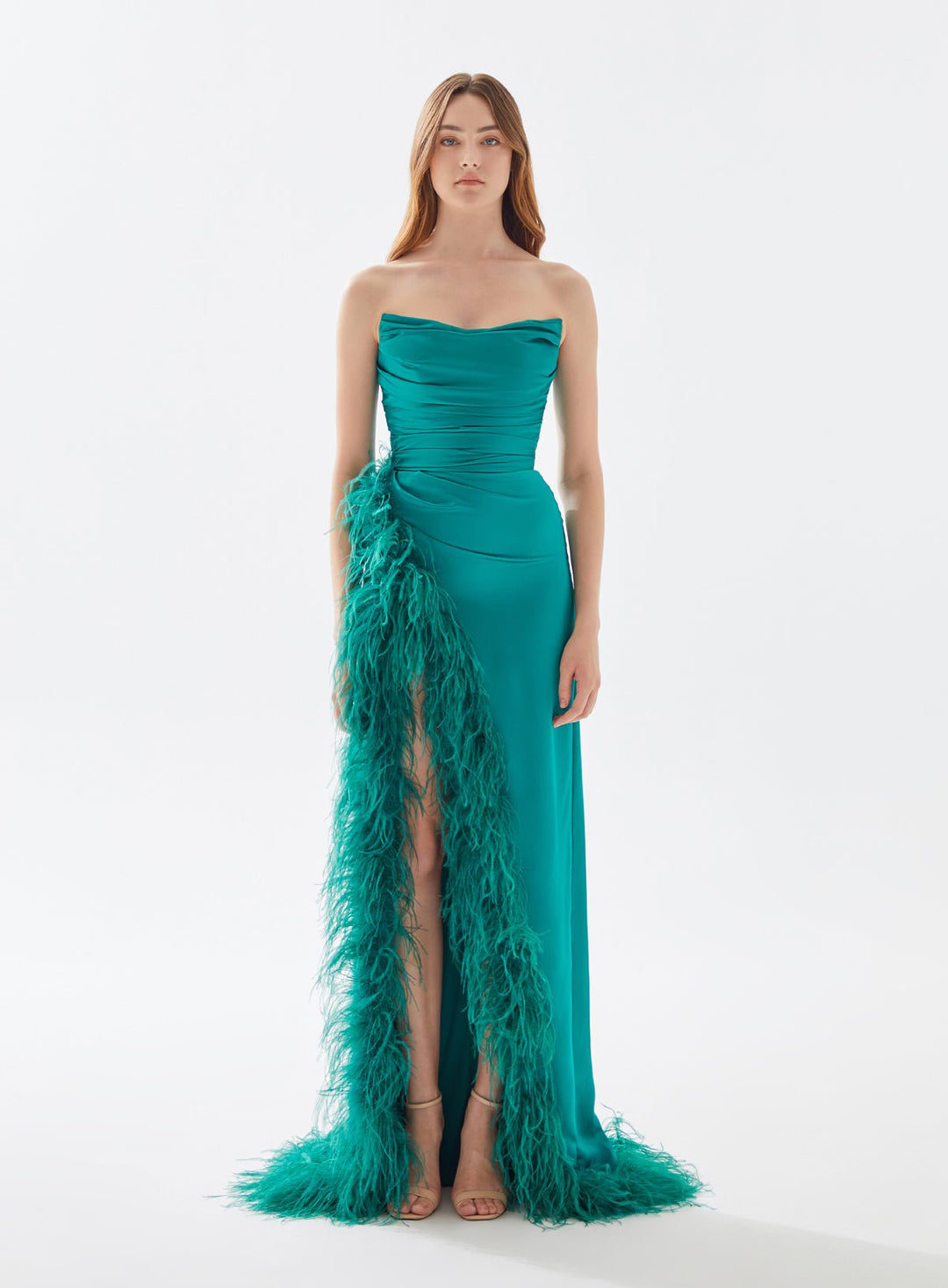 Evening Dress | ELIZA - Tarik Ediz Evening Dress 52004 - Morvarieds Fashion