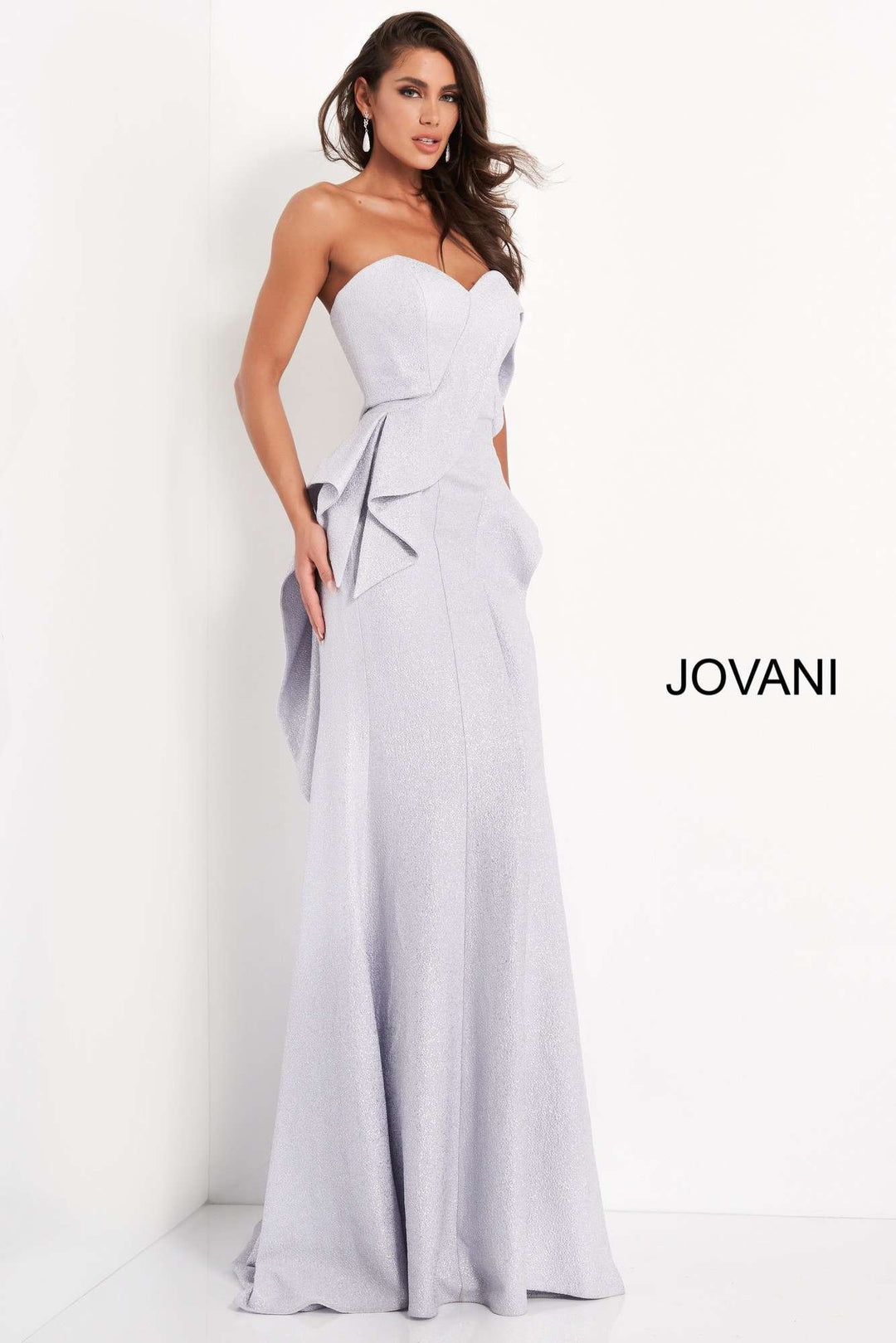 Strapless Sweetheart Neck Evening Dress Jovani 04430 - Morvarieds Fashion