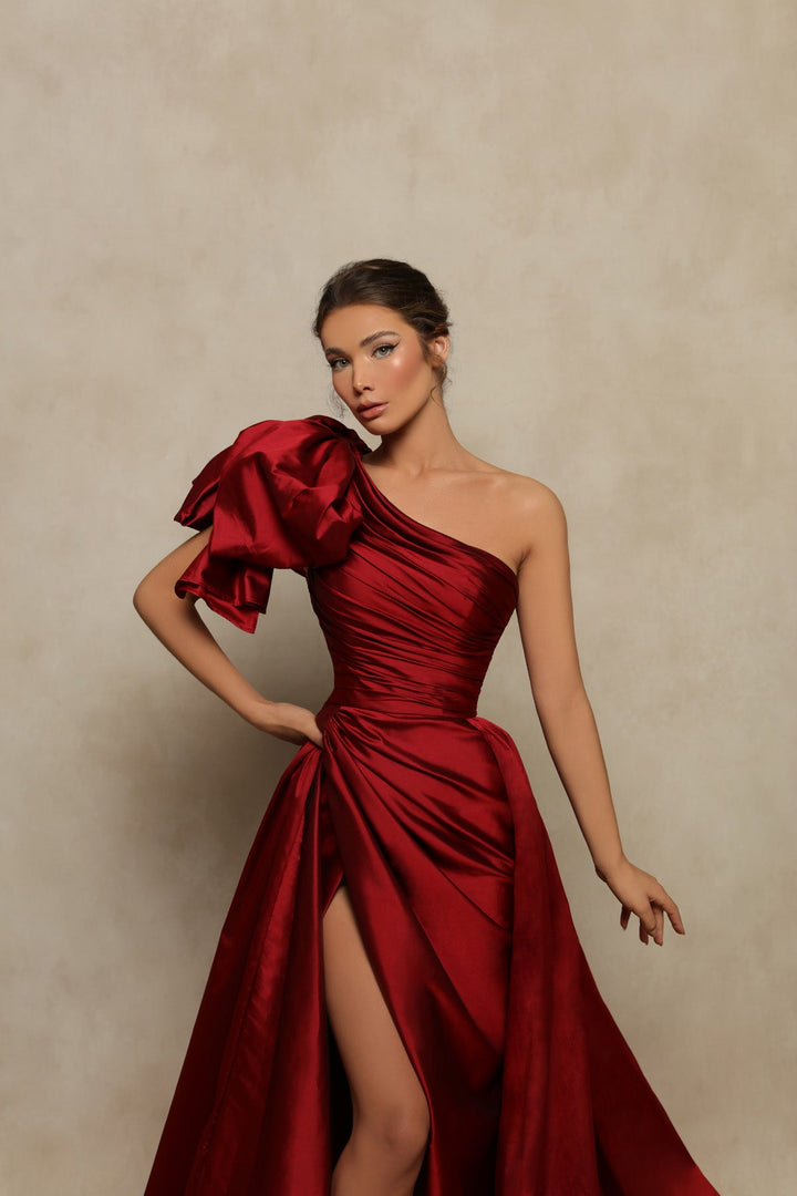 Evening Dress |VIVIENNE - Tarik Ediz Evening Dress 98100 - Morvarieds Fashion