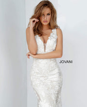 Plunging Neckline Evening Gown Jovani 02444 - Morvarieds Fashion