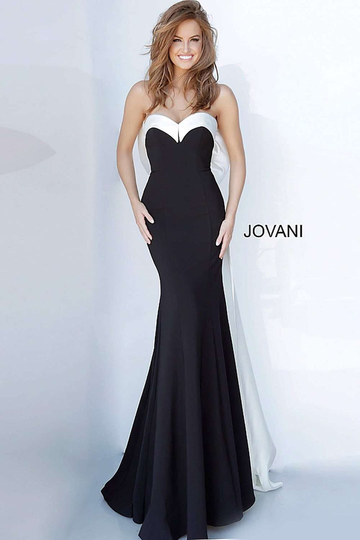Strapless Sweetheart Neckline Prom Dress Jovani 12020 - Morvarieds Fashion