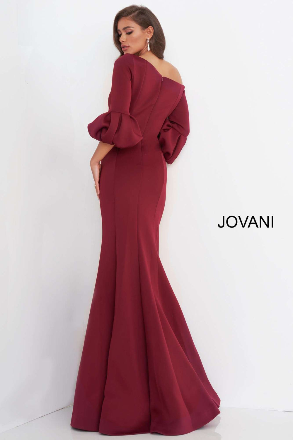 CL - One Shoulder Scuba Prom Dress Jovani 39739 - Morvarieds Fashion