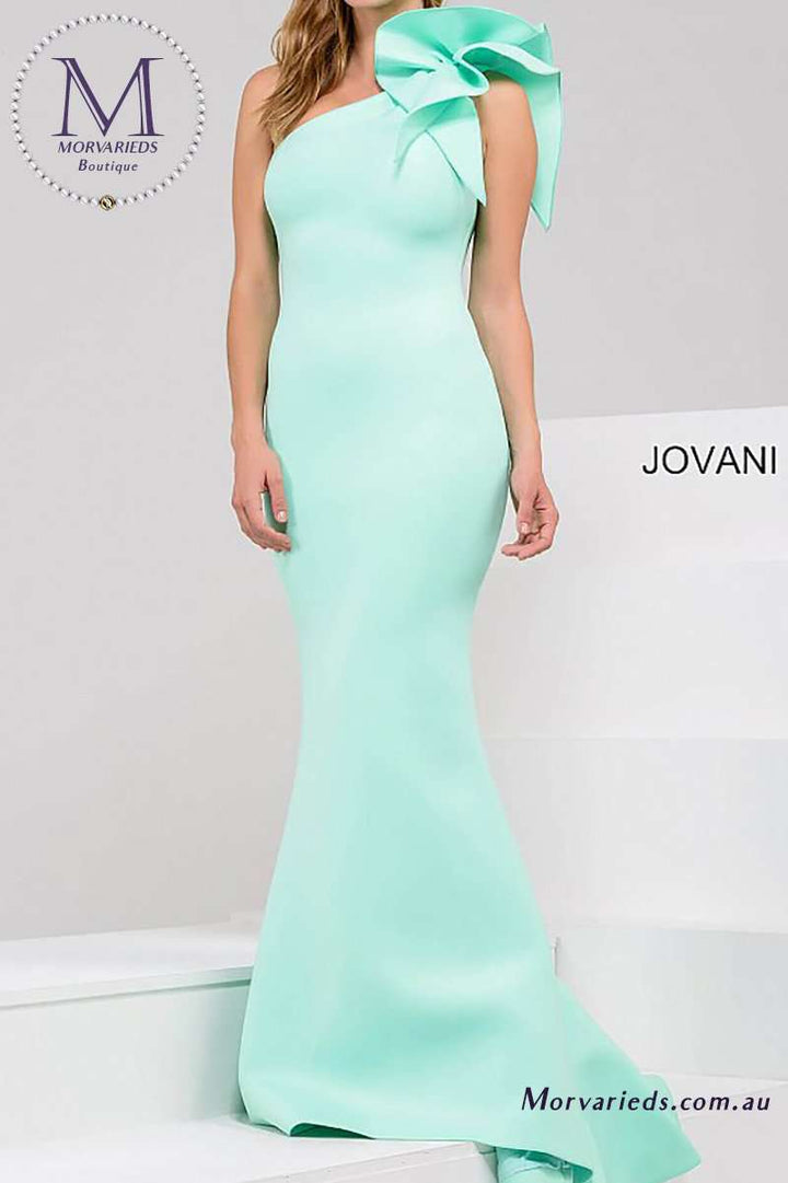 Scuba Dress | Mermaid Bridesmaid Gown Jovani 32602 - Morvarieds Fashion
