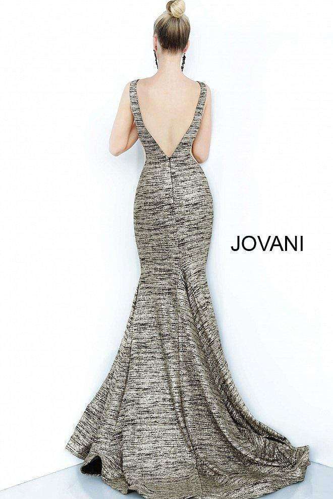 Fitted Plunging Neckline Formal Dress Jovani 47075 - Morvarieds Fashion