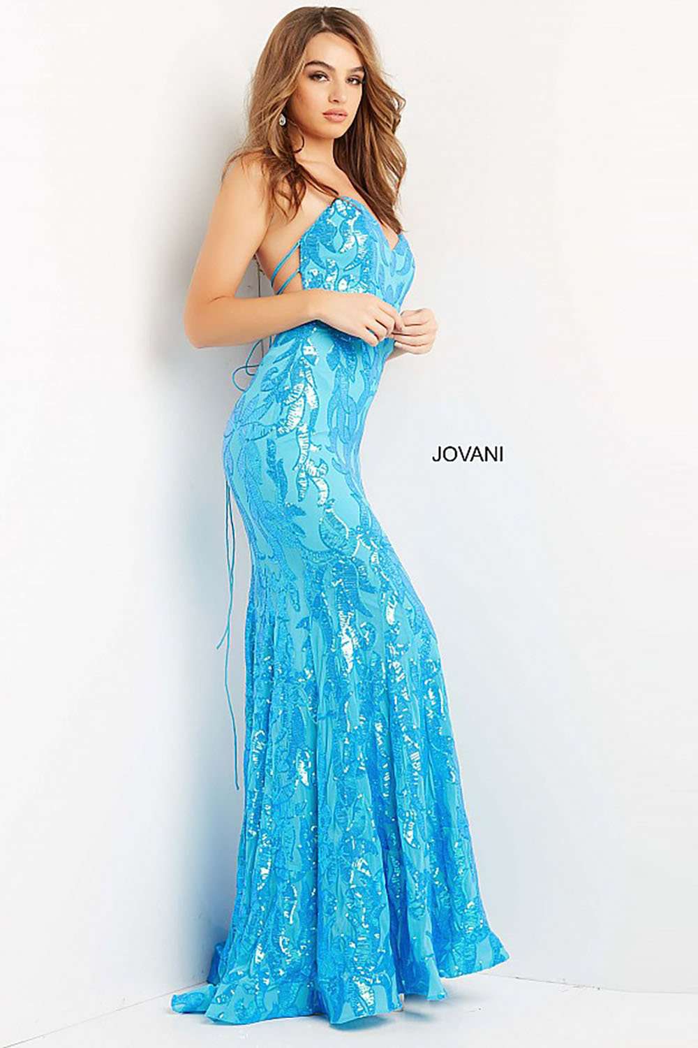 Strapless Sequin Prom Dress Jovani 07786 - Morvarieds Fashion