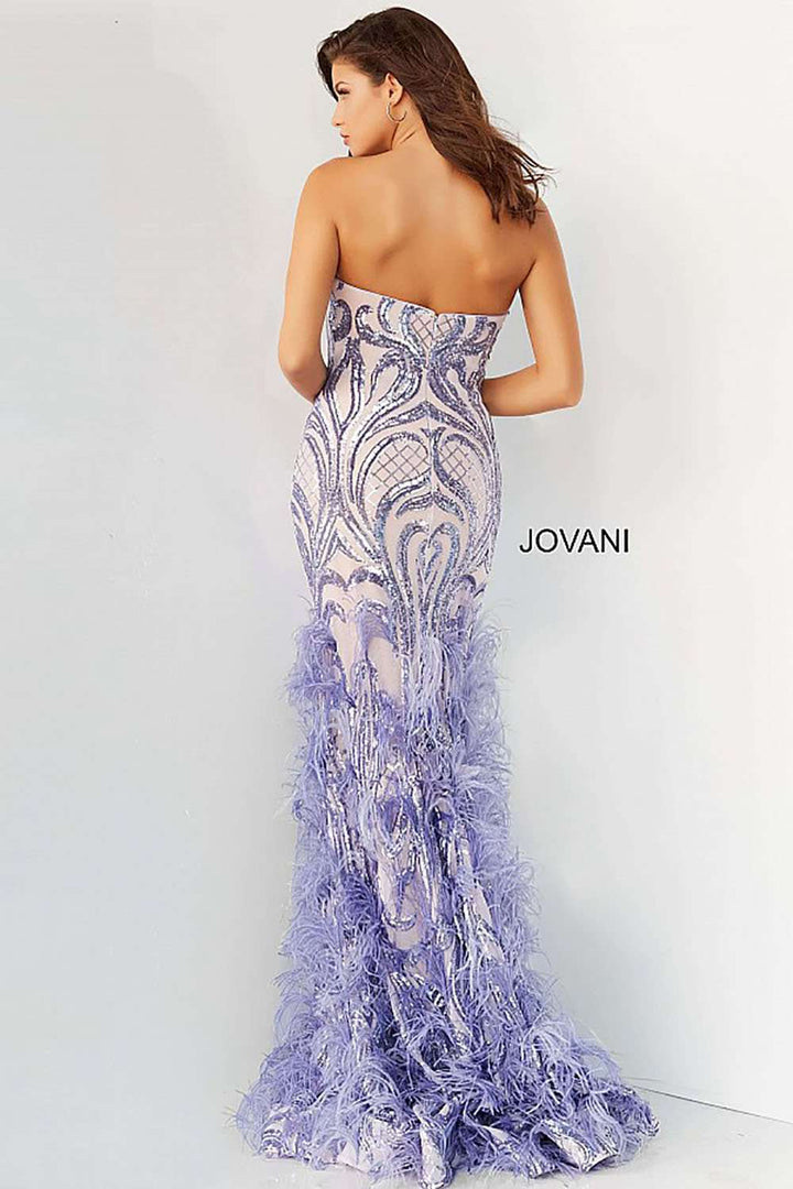 Strapless Embellished Prom Dress Jovani 05667 - Morvarieds Fashion