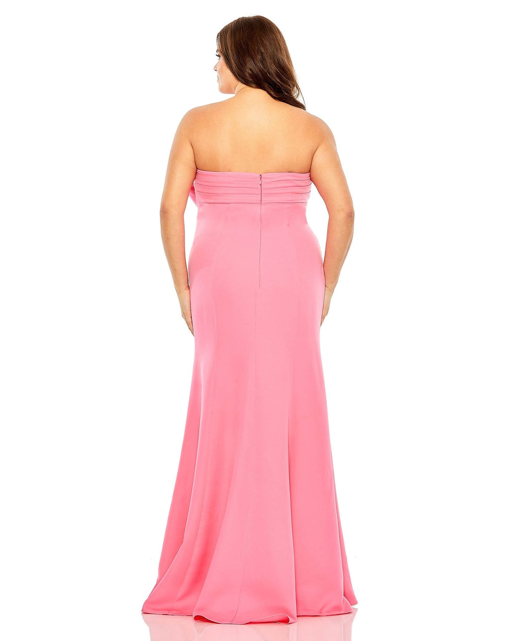 Bow Front Crepe Gown | Mac Duggal 49709 - Morvarieds Fashion