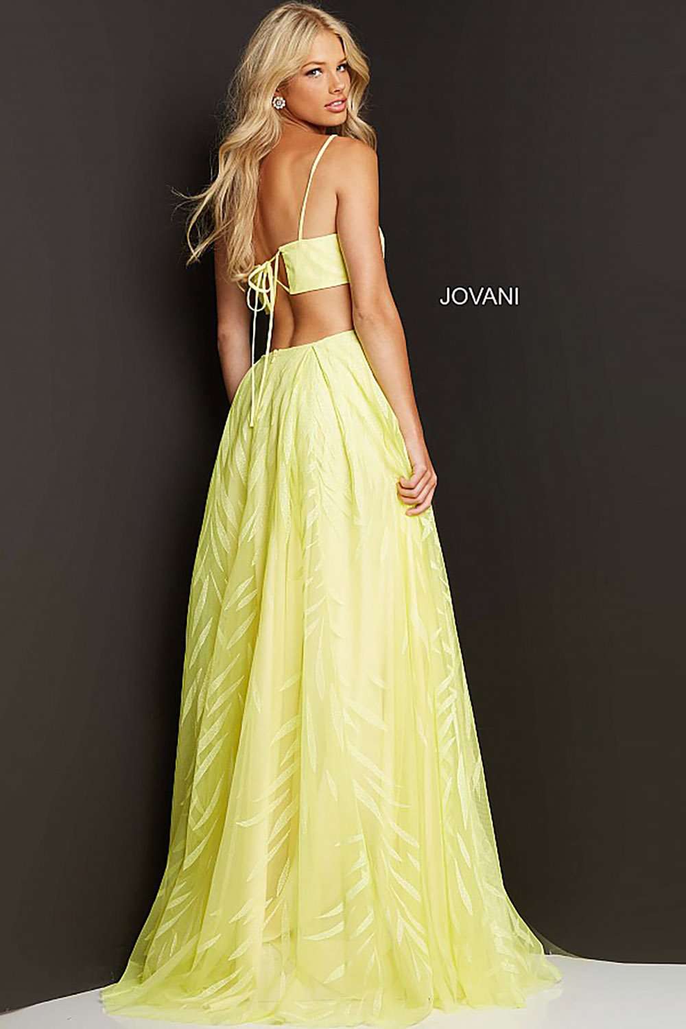 High Slit One Shoulder Prom Dress Jovani 07251 - Morvarieds Fashion
