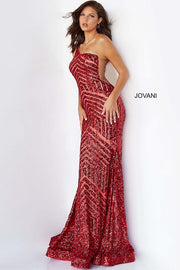 Sequin Embellished Long Prom Gown Jovani 06017 - Morvarieds Fashion
