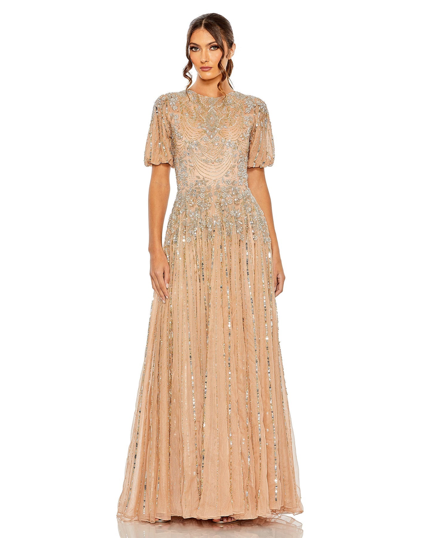 A line embellished dress hotsell