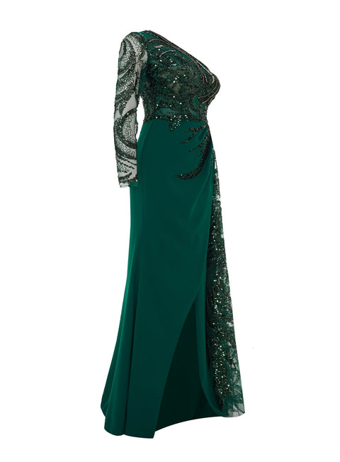 Evening Dress | HOLLAND - Tarik Ediz Evening Dress 98290 - Morvarieds Fashion