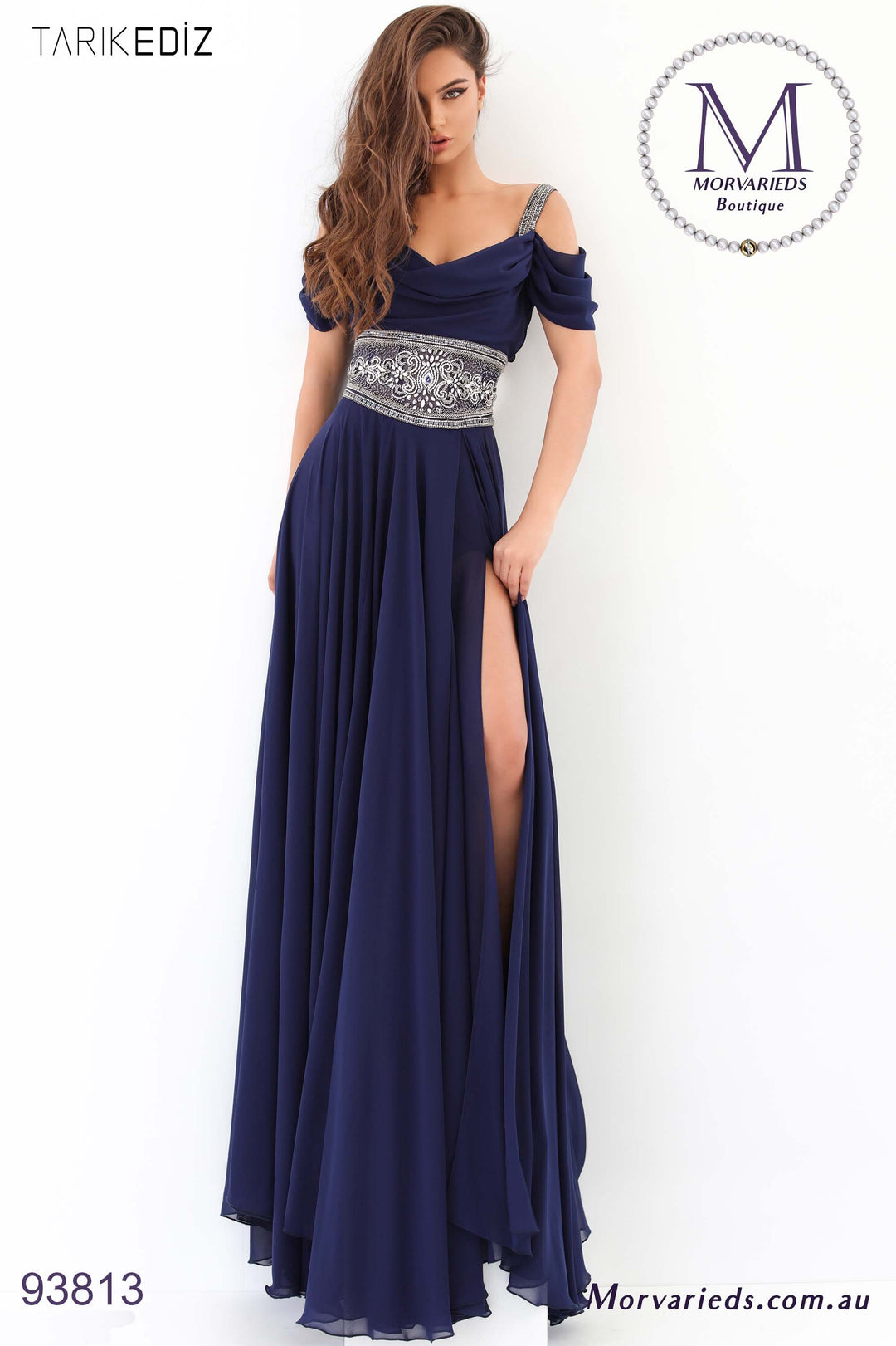 Sparkly Dress | LOVELY - Tarik Ediz Prom Dress 93813 - Morvarieds Fashion