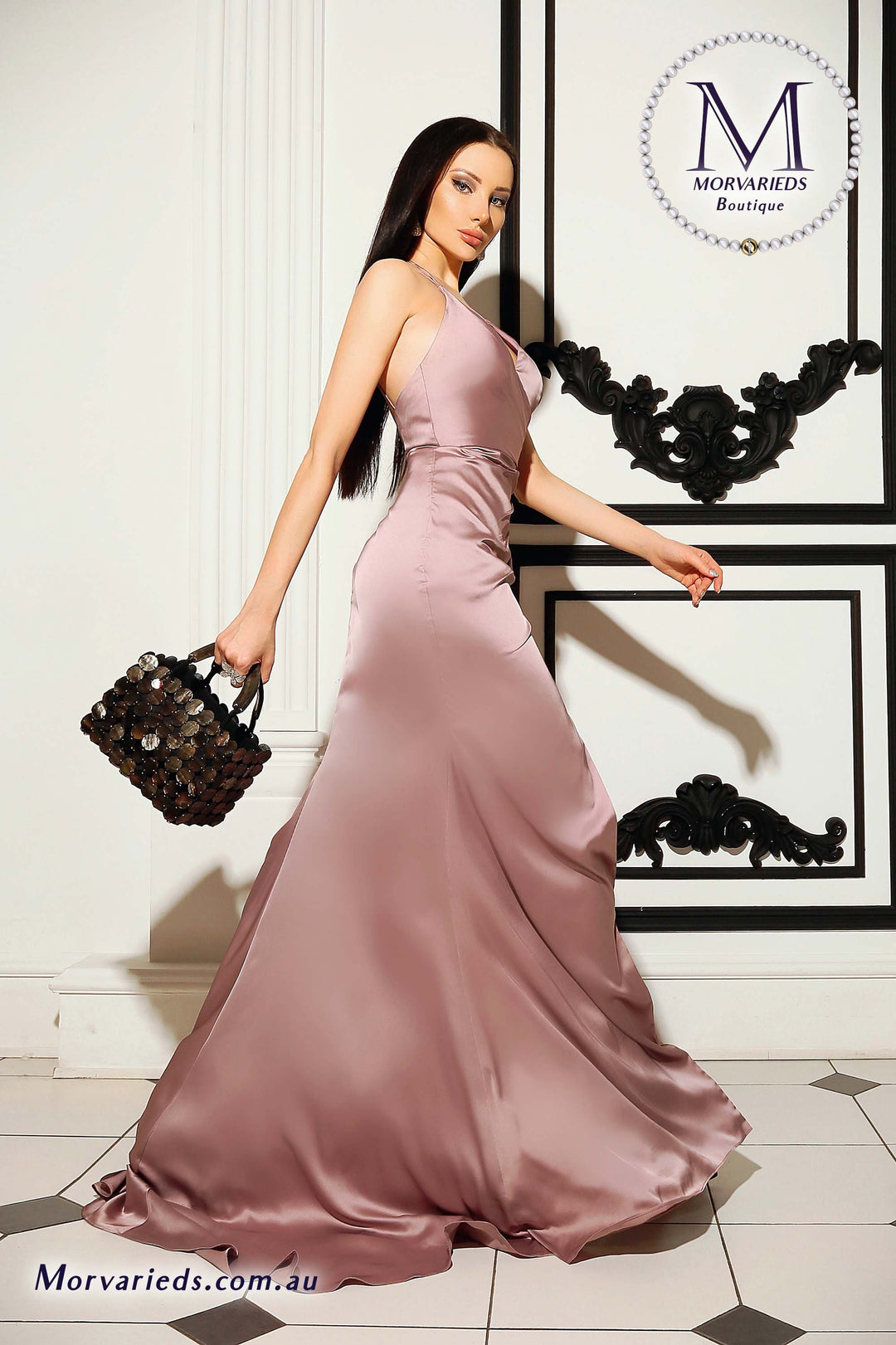 V Neck Formal Dress | Jadore Dress JP104 | Colour Variants - Morvarieds Fashion