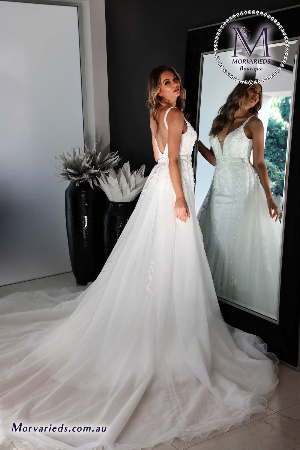 Wedding Dress Overlay Skirt | Jadore Bridal Dress Overlay Skirt for W111 - Morvarieds Fashion